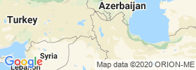 Āz̄ārbāyjān E Gharbī map